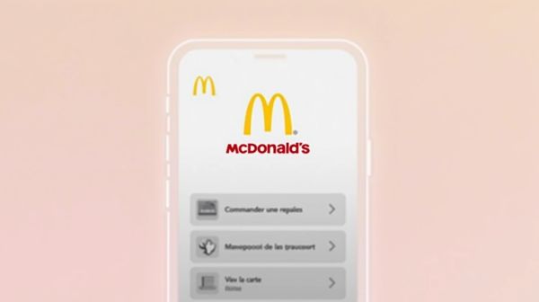 Commandez simplement avec l'application McDonald's