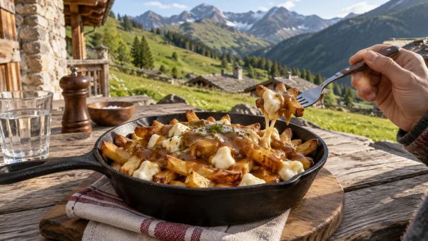 Dégustez la poutine : le goût du Québec se révèle en Savoie
